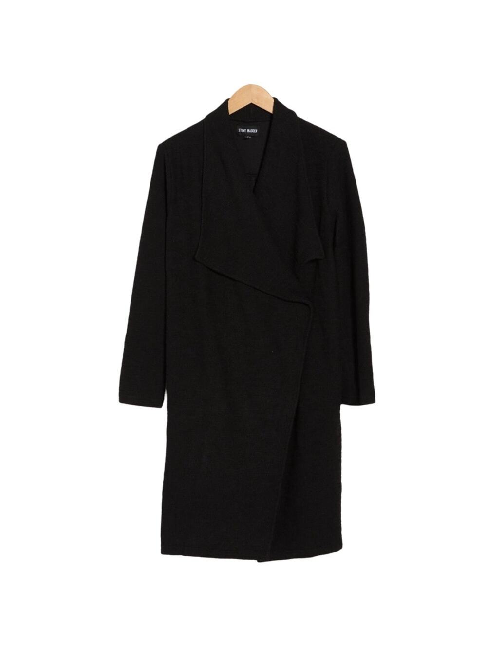 Steve Madden Slub Knit Jacket - Black Size S